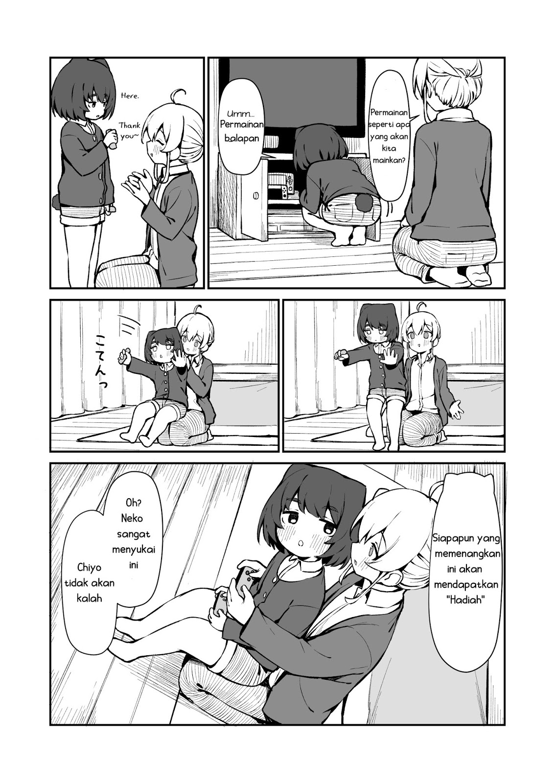 Cat & Chiyo Chapter 03 Bahasa Indonesia